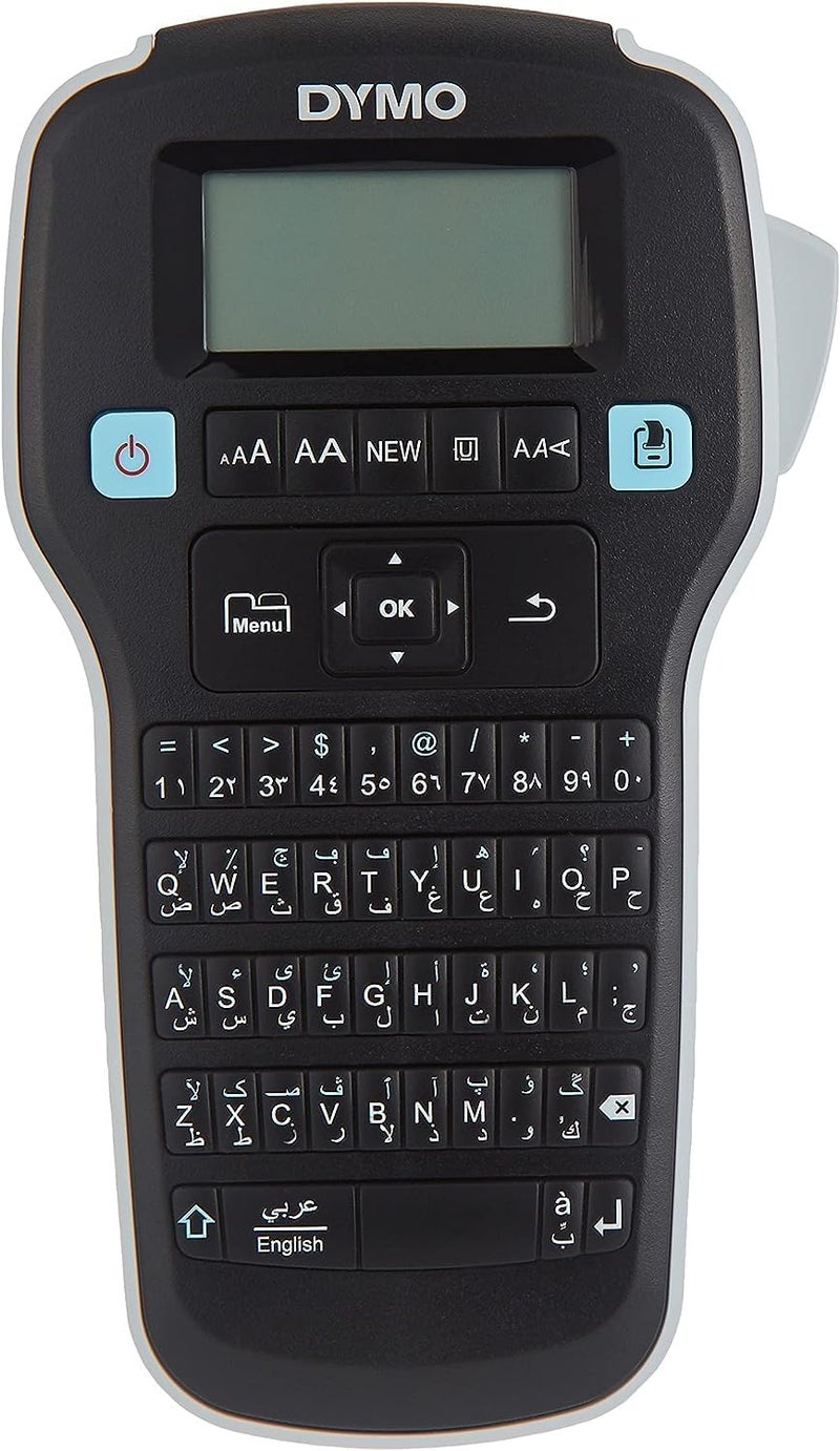 Dymo Lm160 D1 Labelmanager Label Maker With English & Arabic Keyboard Package Included 12Mmx3Mtr Tape, Black, 2097037 - Image 1