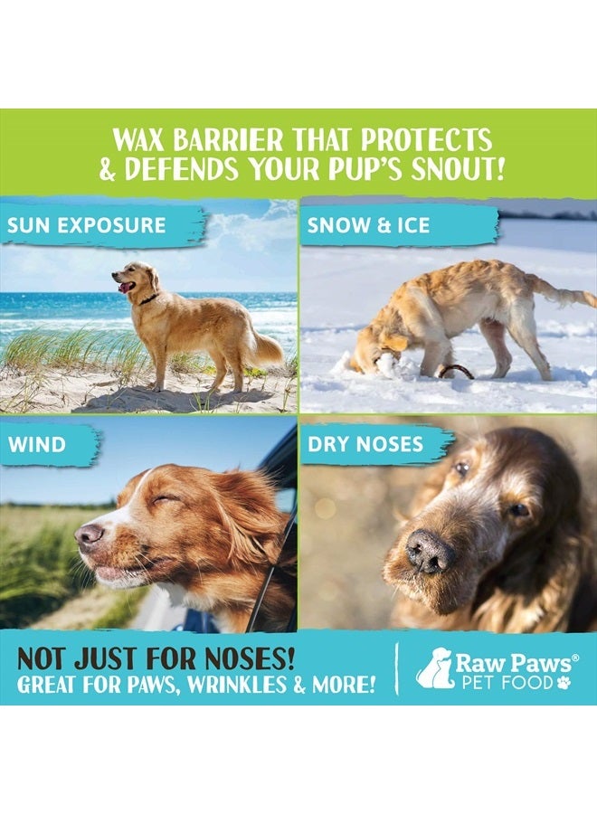Raw Paws بلسم أنف الكلاب الطبيعي للبولدوغ، 4 أونصات - كريم أنف الكلاب وتخفيف أنف القطط - بلسم لتخفيف أنف الكلاب - كريم مهدئ لأنف الكلاب - زبدة أنف البولدوغ الفرنسي مرطب أنف الكلاب - Image 3