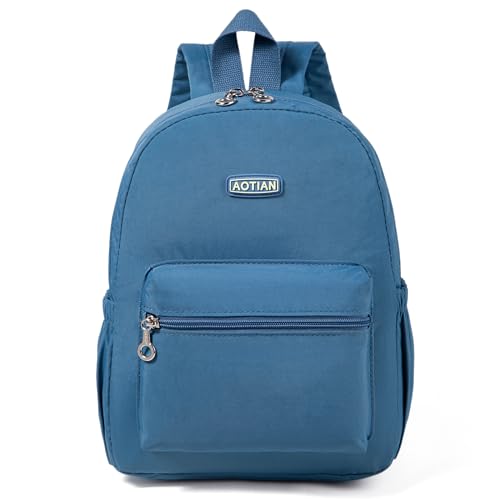 AOTIAN Mini Lightweight 118 Inch Backpack Durable Travel Hiking Women and Girls Small Daypack 7 Liters Light Blue - Image 1
