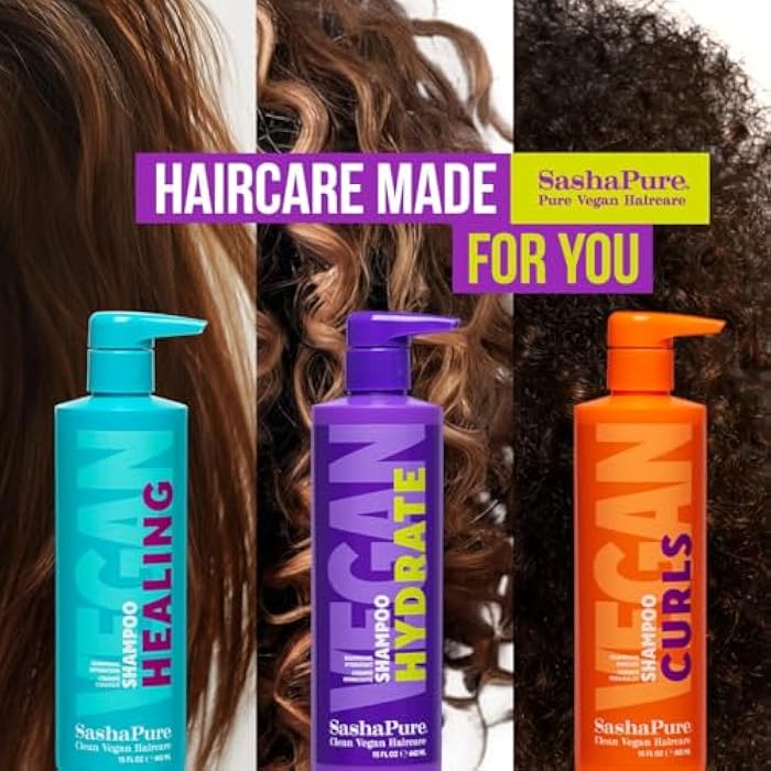 Sashapure Thicken Shampoo with Sacha Inchi Oil, Adds Volume and Fullness to Fine or Thinning Hair, Gently Cleanses Without Stripping, Sulfate and Paraben Free 15oz - Image 4