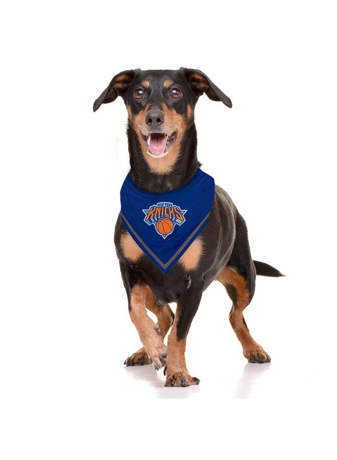 Pets First NBA New York Knicks TIE Bandana, Size Large/X-Large. Dog Bandana Scarf Bib for Pet Cat Dog. The Ultimate Game-Day, Party Bandana - Image 3