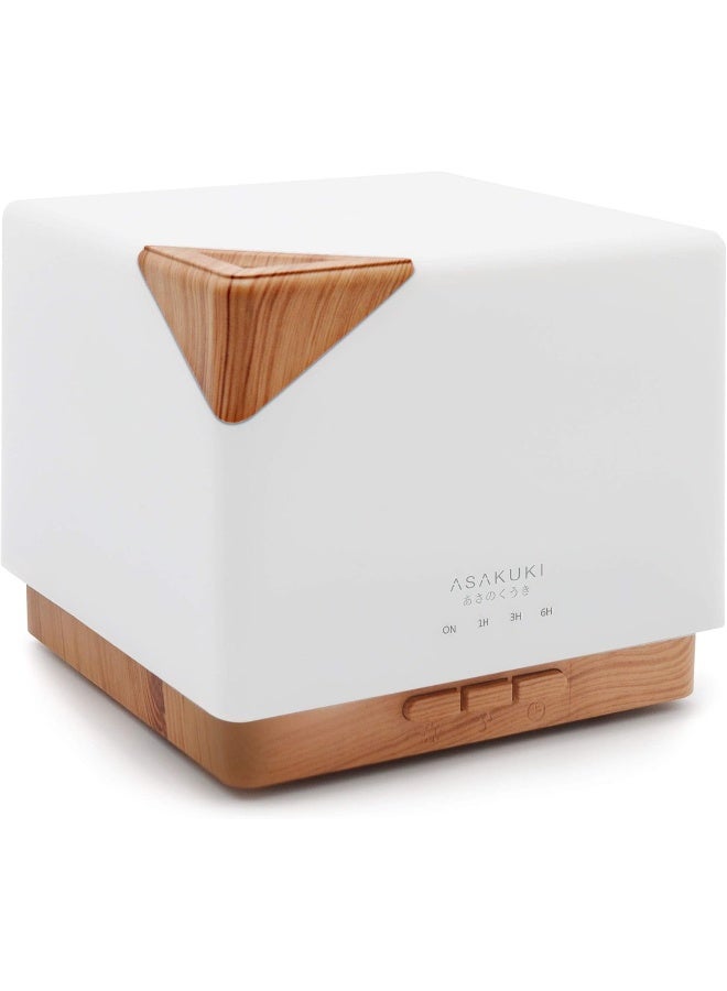 ASAKUKI 2017 700ml Premium, Essential Oil Diffuser, 5 In 1 Ultrasonic Aromatherapy Fragrant Oil Vaporizer Humidifier, Purifies The Air, Timer and Auto-Off Safety Switch, 7 LED Light Colors - Image 1