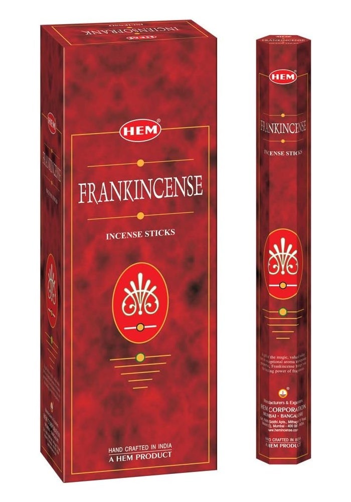 HEM Frankincense Incense Sticks - 6 Packs of 20 Sticks Each for Relaxation - Image 1