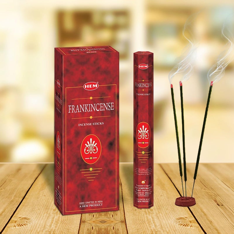 HEM Frankincense Incense Sticks - 6 Packs of 20 Sticks Each for Relaxation - Image 5