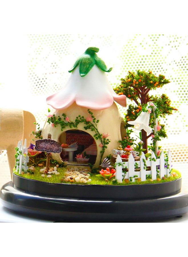 Bluejw Wise House Diy Hut Handmade Three-dimensional Small House Rotating Music Model Toy Creative Female Birthday Gift - Image 5