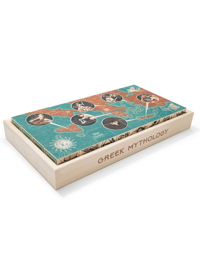 Uncle Goose Greek Mythology Blocks - Made in The USA - Image 1
