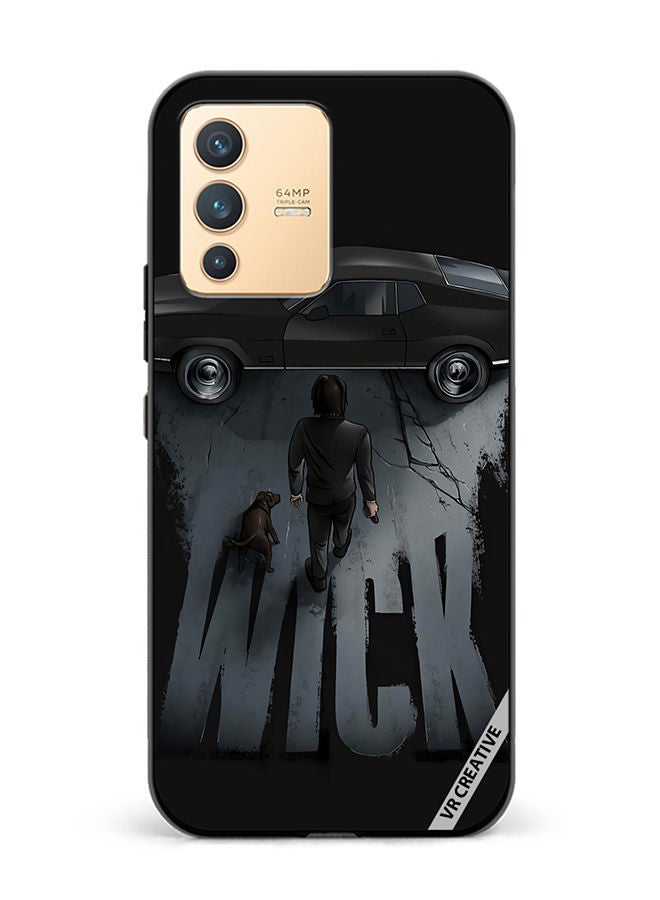 VR CREATIVE Protective Case Cover For Vivo V23 5G John Wick Design Multicolour - Image 1
