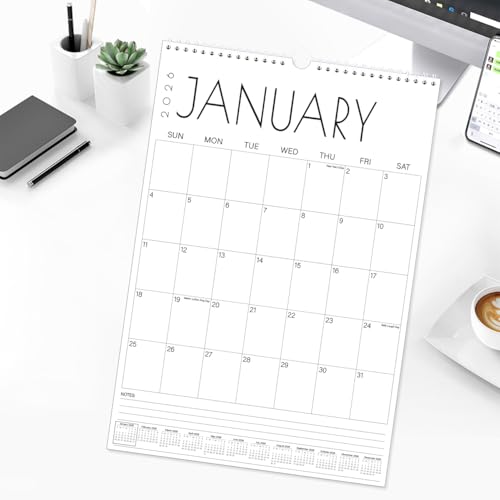 Tuun Fuplan Calendar 2026-2027 - 15'' x 22'' Extra Large Wall Calendar from April 2026 to June 2027, 2026-2027 Hanging Calendar with Holiday Marked, Premium Paper for Organizing, Vertical, Black Large Word - Image 4
