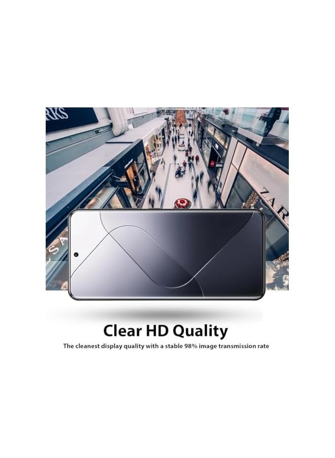 بروماس واقي شاشة متوافق مع 14 Pro، واقي شاشة من الزجاج المقسى [مضاد للوهج] [تغطية كاملة عالية الدقة] [سهل التركيب] [صلابة 9H] [حساس للمس] [مضاد للكسر]... - Image 4