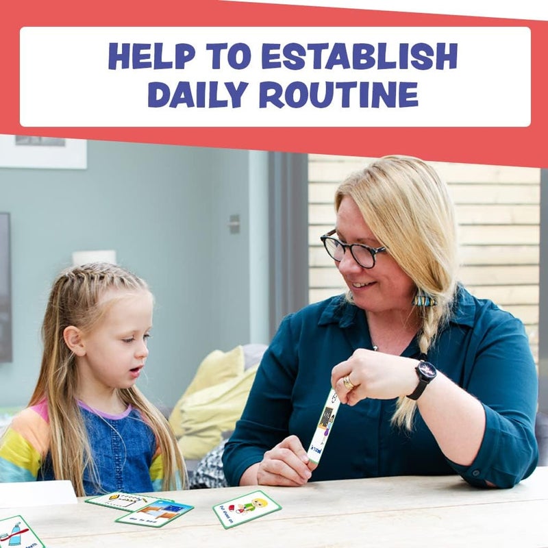 Amonev My Daily Routine Cards 27 Flash Cards for Visual aid Special Ed, Speech Delay Non Verbal Children and Adults with Autism or Special Needs - Image 3
