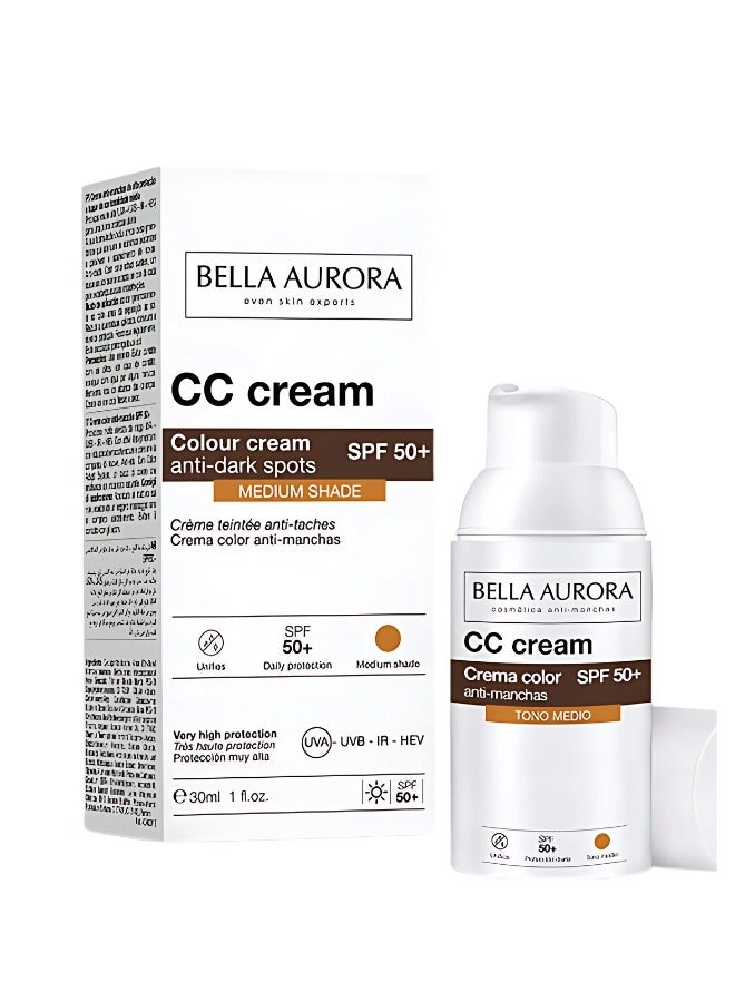BELLA AURORA Bella Cc Cream Anti Dark Spots Sunscrn Spf50 30Ml