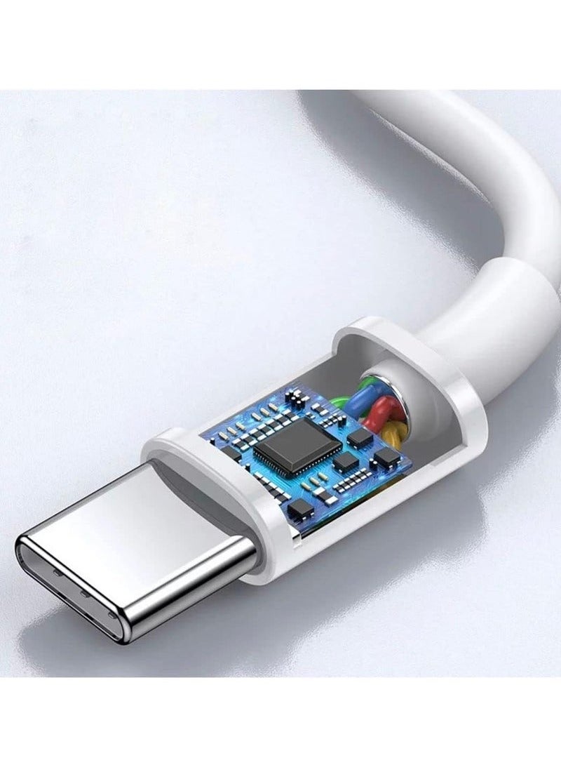 بيوينتي كابل USB-C إلى USB-C 2 متر، كابل شاحن USB C لأجهزة iPhone 15، iPhone 16، Mac Book Pro 2020، iPad Pro 2020، Switch، Samsung Galaxy S20 Plus S9 S8 Plus، Pixel، أجهزة الكمبيوتر المحمولة وغيرها الكثير - Image 3