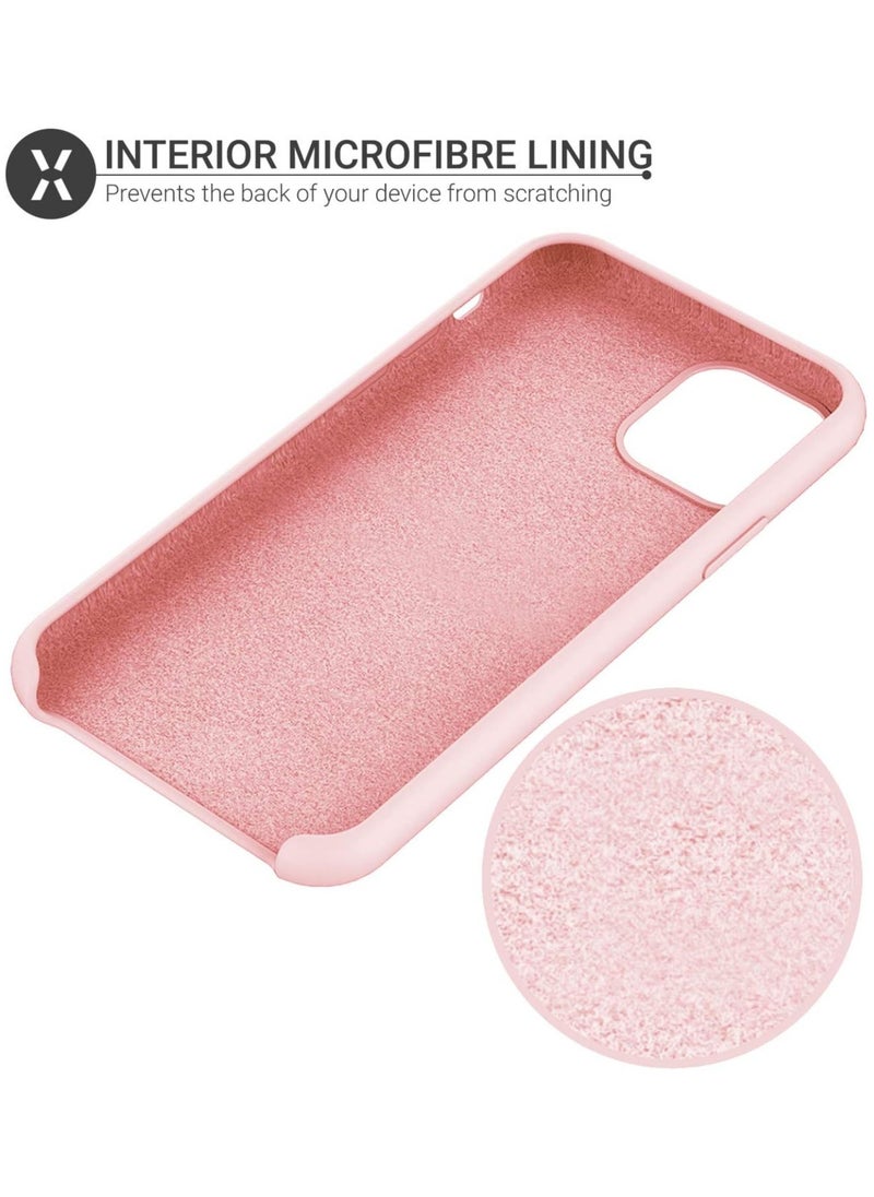 Generic - Three-Layer Structure Shockproof Protective Case Cover for iPhone 12 Pink Anti-Fingerprint Anti-Drop Anti-Scratch Comfortable Grip Shock Absorption Hard Back Anti-Burst Ultra Thin Full Cover Case Compatible with iPhone 12 Pink - Image 1