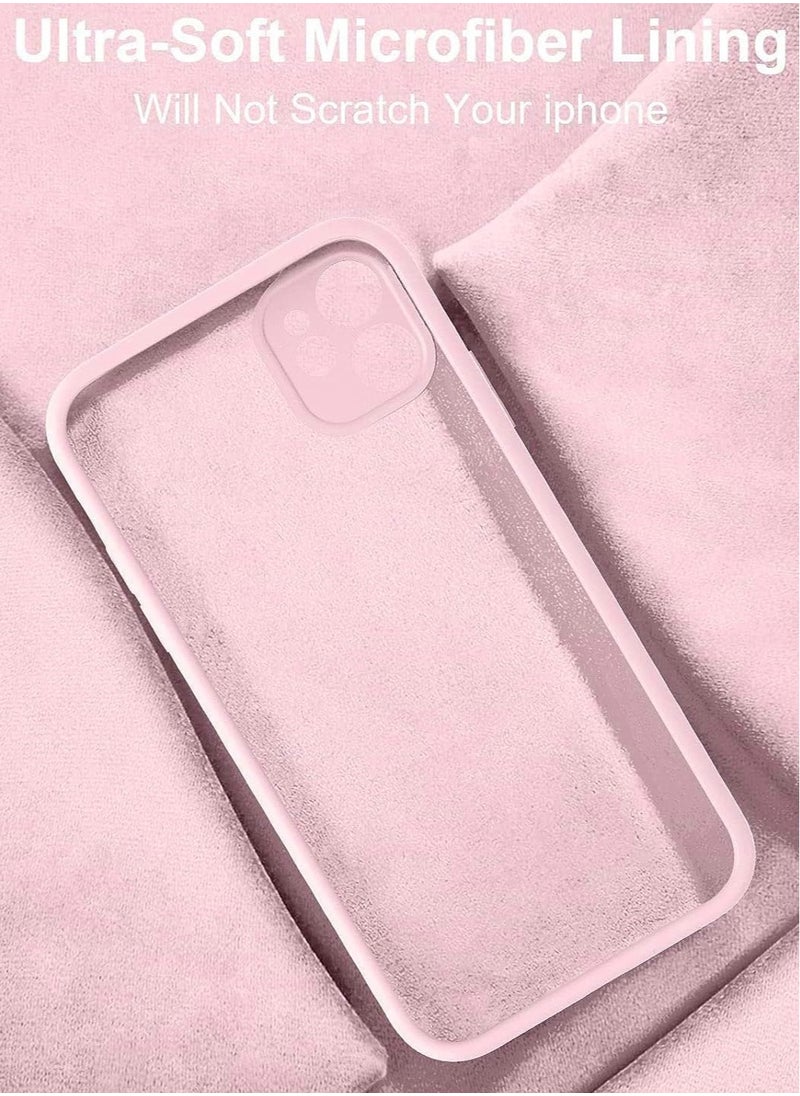 Generic - Three-Layer Structure Shockproof Protective Case Cover for iPhone 12 Pink Anti-Fingerprint Anti-Drop Anti-Scratch Comfortable Grip Shock Absorption Hard Back Anti-Burst Ultra Thin Full Cover Case Compatible with iPhone 12 Pink - Image 1