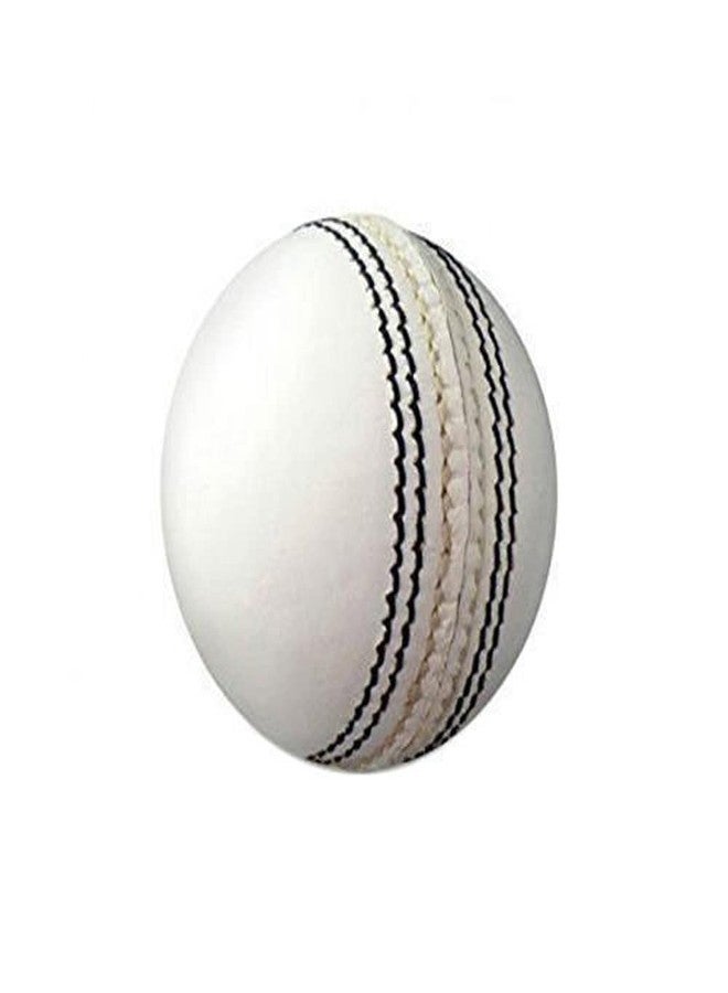 AnNafi® White Cricket Ball | White Color Leather Cricket Balls For Practice A Grade Handstitched | Senior Official Hard & Seasoned |No Stamp For Indoor and Outdoor Practice & Training Cricket Ball (1) - Image 4