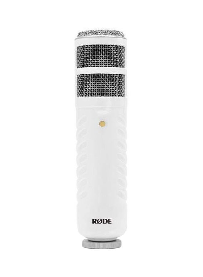 RODE Podcaster USB Microphone White/Black - Image 1