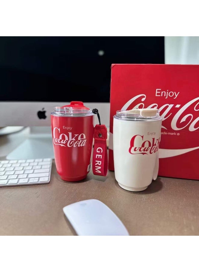 GERM Coca-Cola Mocha Thermos Gift Box 2-Pack (Cinnabar Red + Tea White) – 400ml x 2 | GERM Stainless Steel Vacuum Bottles | BPA-Free | Food-Grade Materials | Official Licensed Edition - Image 3