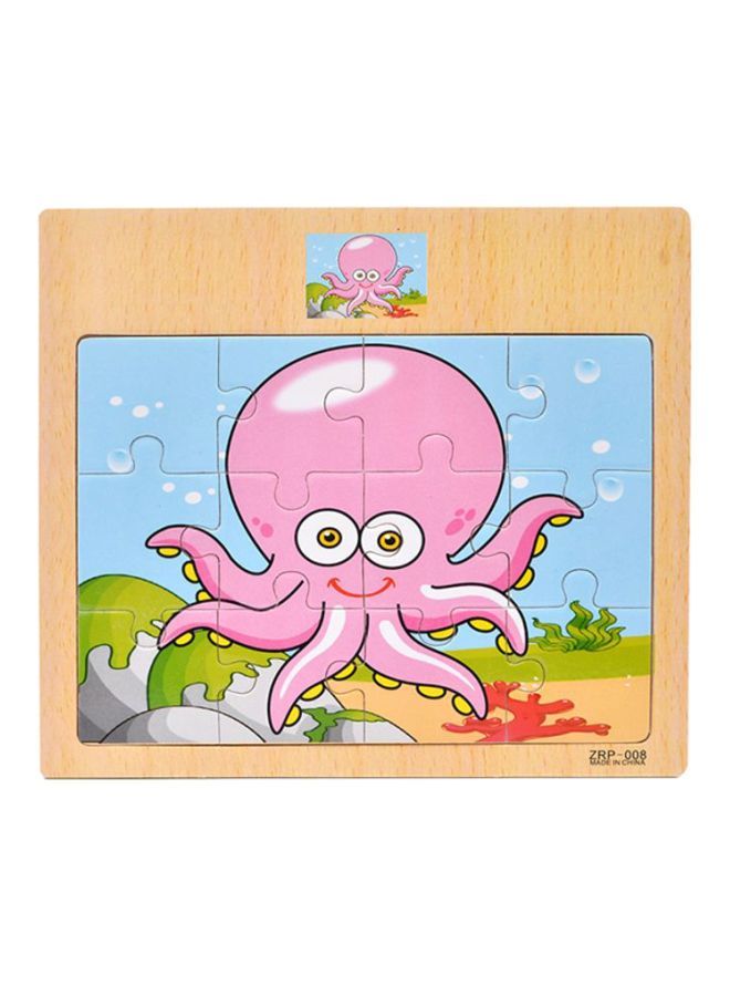 NIBEMINENT 3D Cartoon Traffic Math Jigsaw Puzzle 17x15x0.5cm