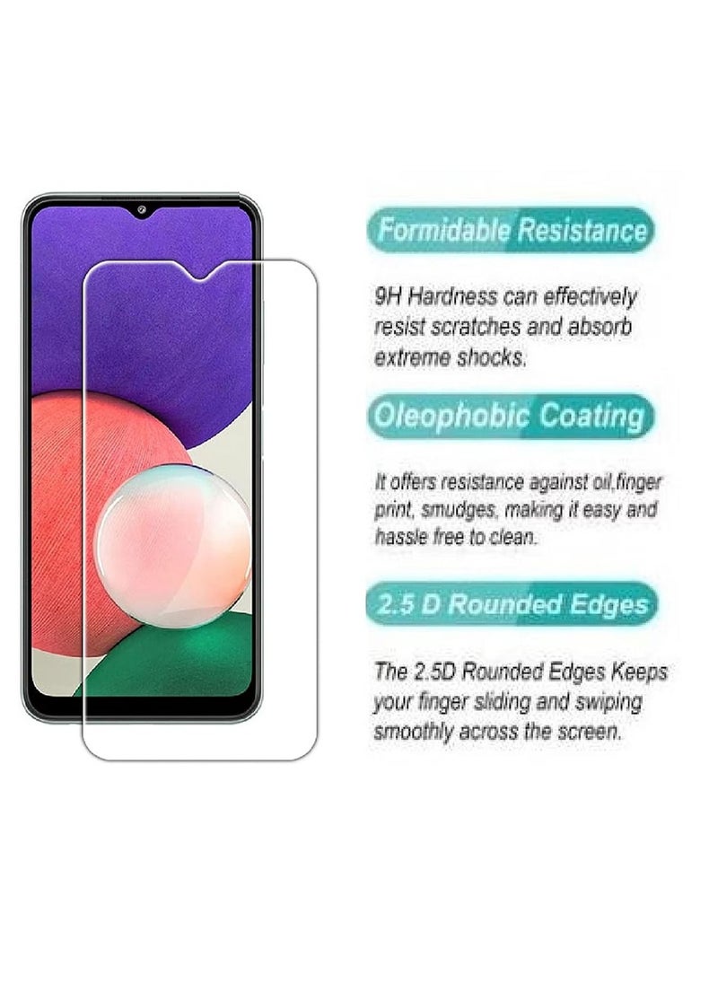Generic - Samsung Galaxy A13 4G,A13 5G Screen Protector Tempered with Glass Anti-Scratch Anti-Fingerprint Hardness Test Full Cover Protectection - Image 1