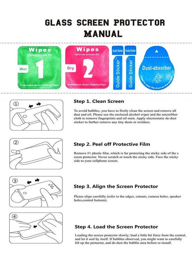 Generic - Samsung Galaxy A13 4G,A13 5G Screen Protector Tempered with Glass Anti-Scratch Anti-Fingerprint Hardness Test Full Cover Protectection - Image 1