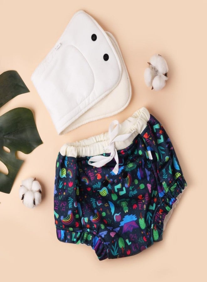 SuperBottoms Bedwetting Diapers for Older Kids (6-8 years) l Pull-Up Style Diapers to Hold Accidental Pees l Washable & Reusable l Rash Free Diapers (Pack of 3) - Image 2