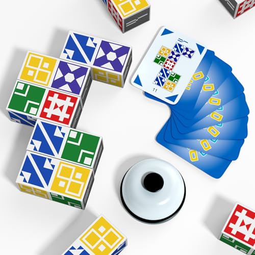 BBnote Family Matching Game for Kids Adults Block Puzzle Board Games for Boys Girls Ages 68 812 2 Player Card Puzzles for Children 6 Year Olds - Image 1