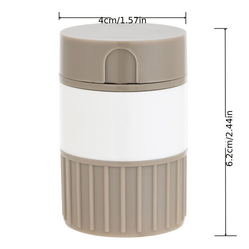 Blue 4 In 1 Pill Grinder and Cutter Set Portable Mini Crusher Separator Box - Image 5