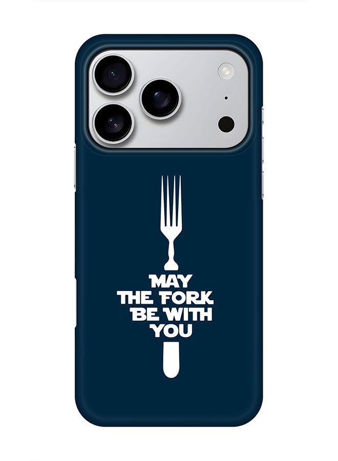 Stylizedd For iPhone 17 Pro,Case, [Compatible with MagSafe] Magnetic cover Slim fit Protection Matte, - May the Fork