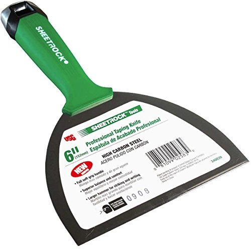 Sheetrock USG Sheetrock Pro Series Blue Steel Drywall Taping Knife with Matrix Style Handle FREE Mud Pan Mixer - Image 3