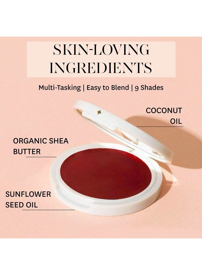 Jillian Dempsey Lid Tint Sheer, Natural Cream Eyeshadow with a Hint of Color, Vegan, CrueltyFree & Organic, Ruby, 0.11 Ounce(Pack of 1) - Image 4