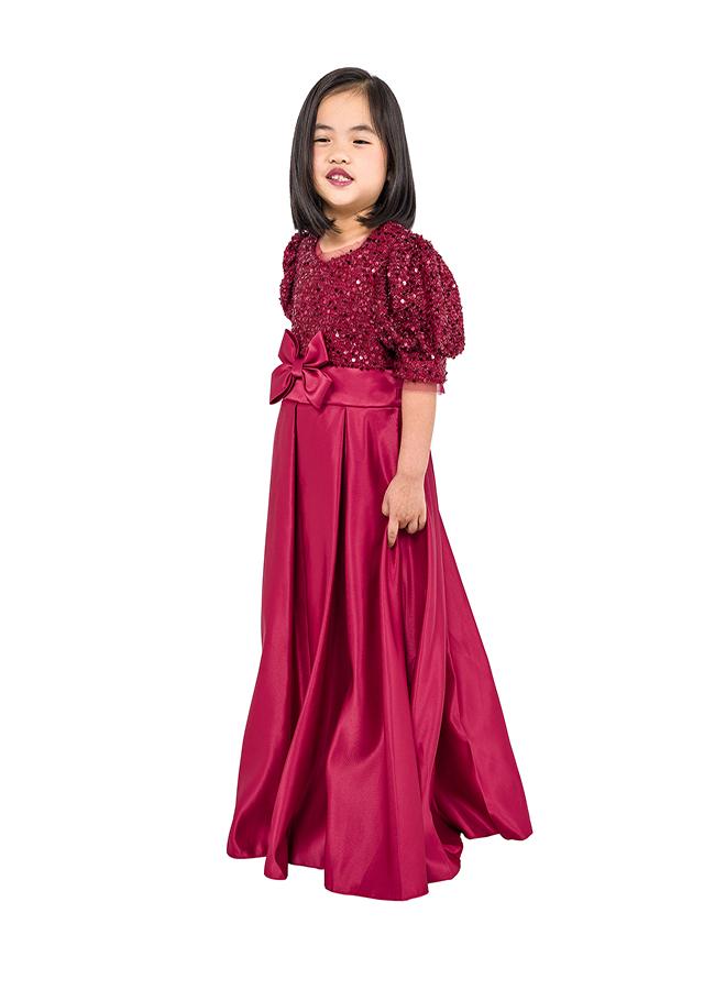 babyqlo Sequin Bodice Gown Dress - Image 4