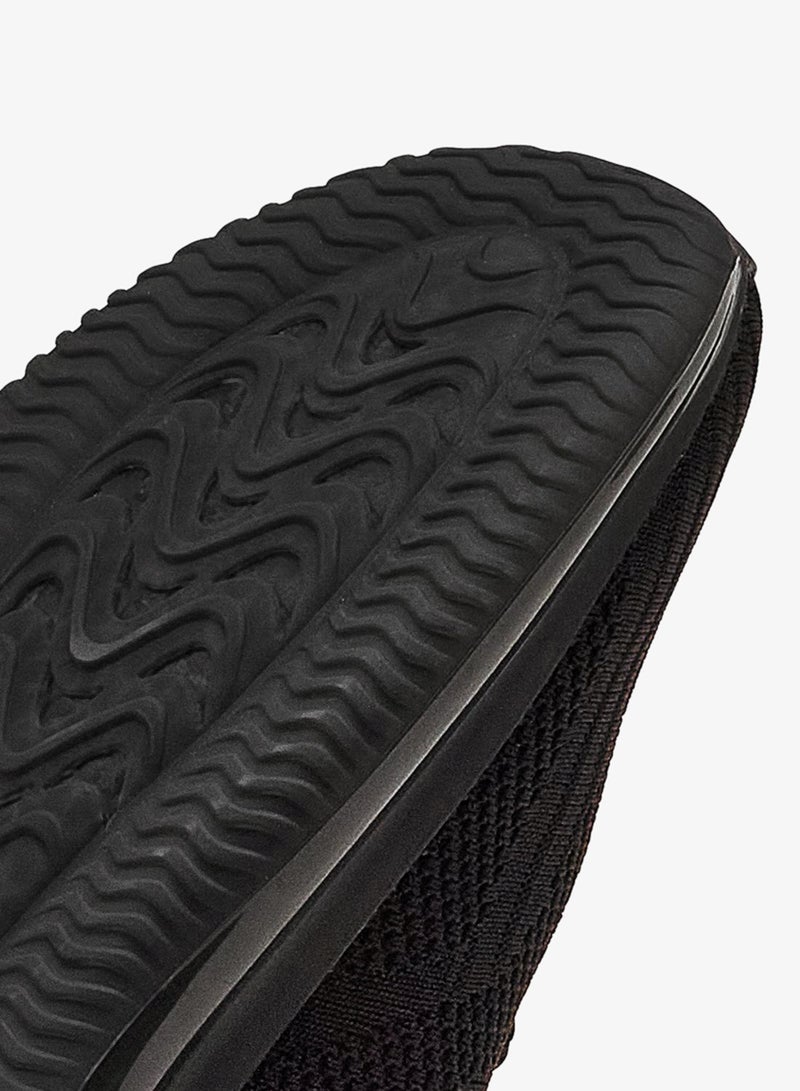 CAMPUS Men's Black Classic Low-Top Sneakers, Bold Lace-Up Style Shoes, Comfortable Casual Footwear - Image 4