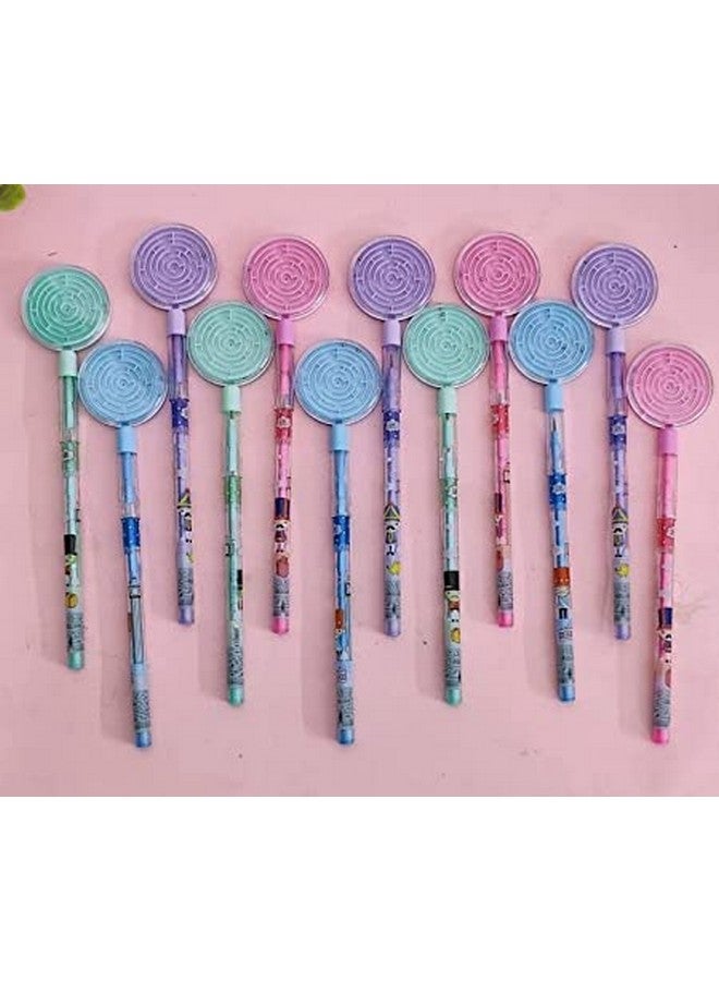 Tera13 Return Gifts For Kids Pencil For Girls (10 Pcs) Puzzle Game Pencil For Girls, Writing & Drawing Pencil For Kids, Pencil For School, Cartoon Pencil Kanjak Gifts - Image 3