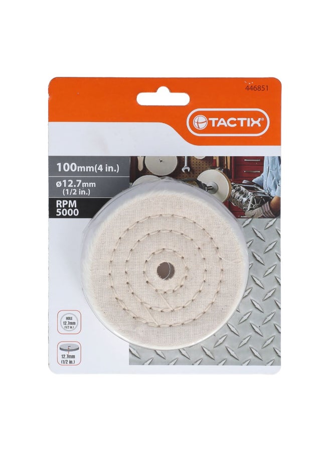 Tactix 3-Lines Buffing Wheel 100mm 446851  - Image 2