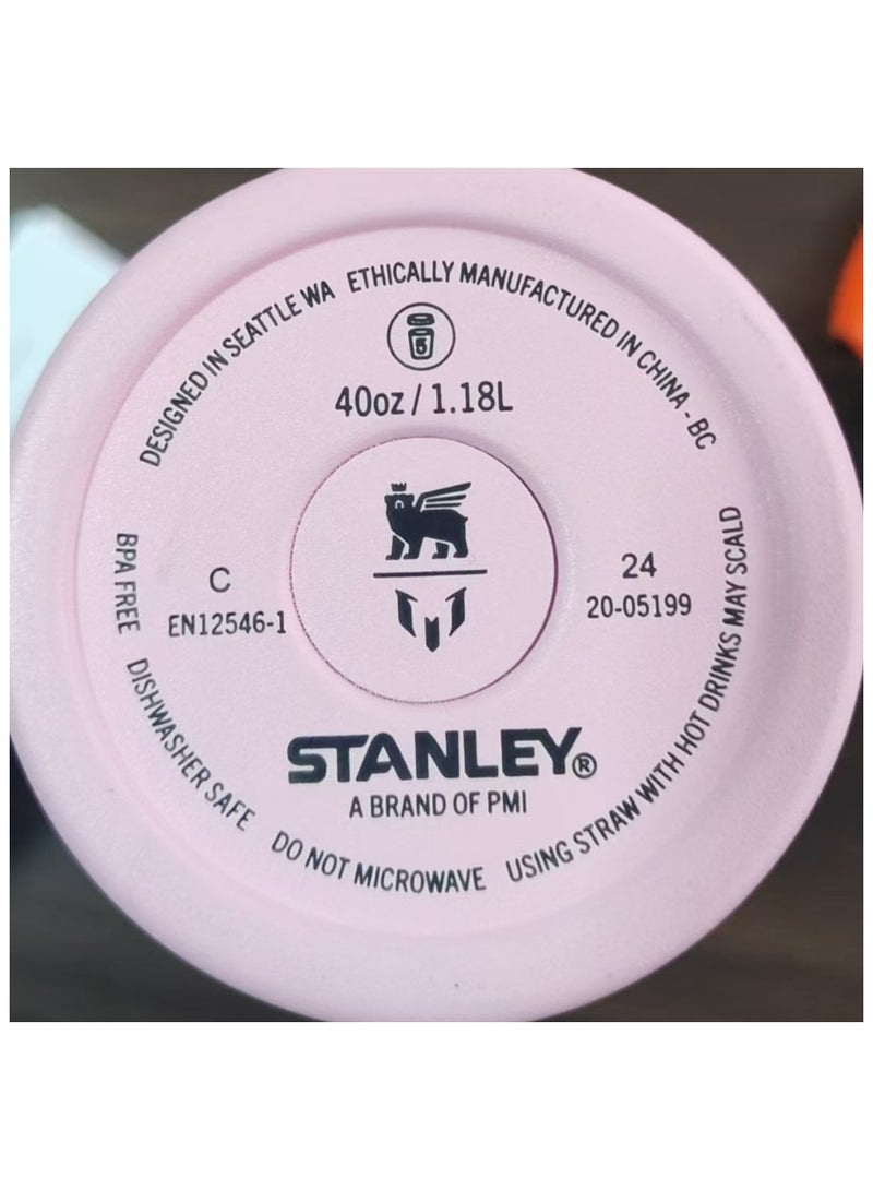 Stanley Stainless steel vacuum insulated mug with lid and straw for water, iced tea or coffee, smoothies, etc. 40 oz. - Image 3