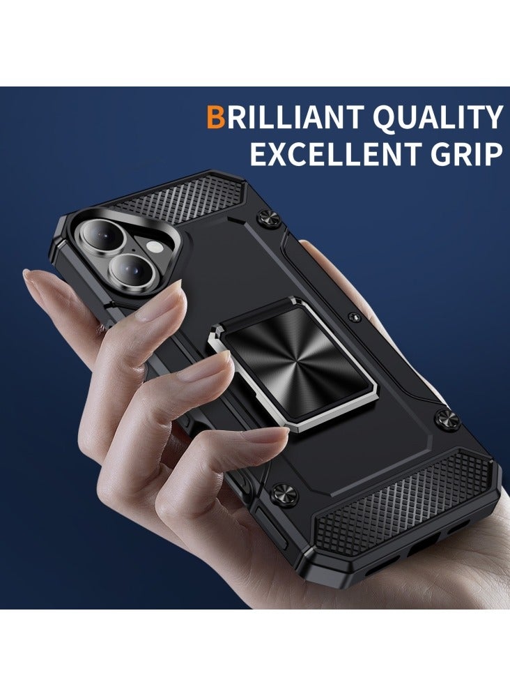 general Suitable for iPhone 16ProMax/16Pro phone case, business anti-drop metal bracket protective case - Image 4