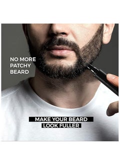 NNEWVANTE Beard Pencil Filler for Men,Beard Filling Pen Kit-WaterProof,Long Lasting Coverage & Natural Finish-Beard,Moustache & Eyebrows-Beard Dye for Men-Bristle Brush Included (Black)  - Image 3