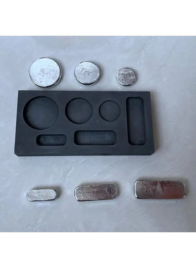 1pc Gold Silver Metal Ingot Mold Rectangular Cuboid Durable Casting Tool for Refining - Image 1