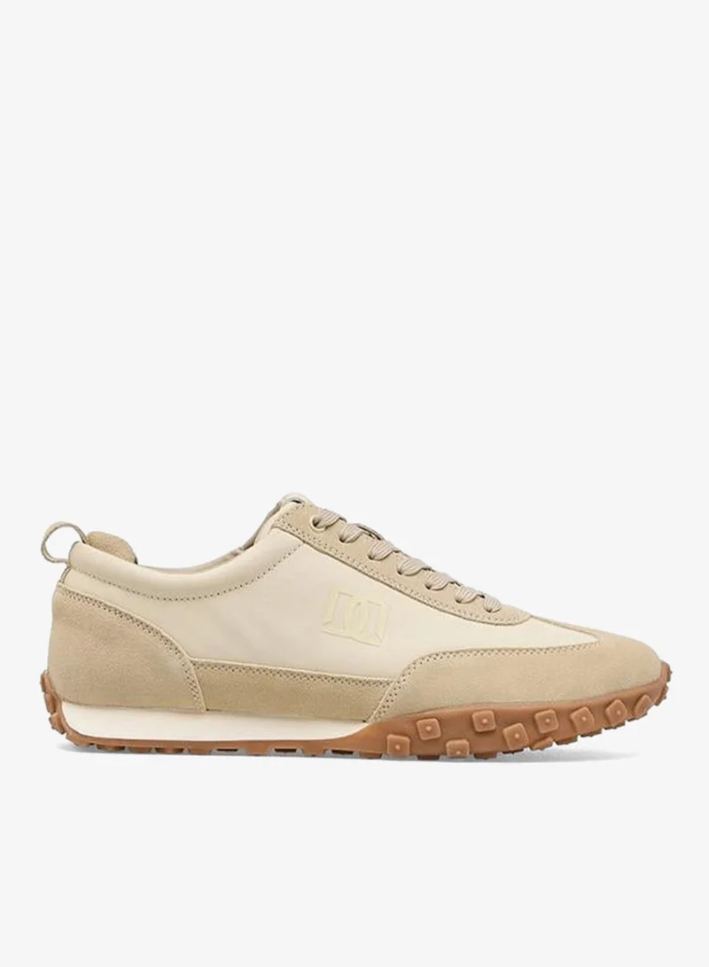 دوتشيني Men Panelled Lace-Up Ankle Sneakers