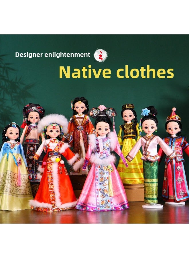 Children's Day Gift For Girls Birthday Handmade DIY Children's Clothing Making Material Bag Clothes Design Toys For Men-Color:8 Sets Of Ancient Chinese Clothes  - Image 2