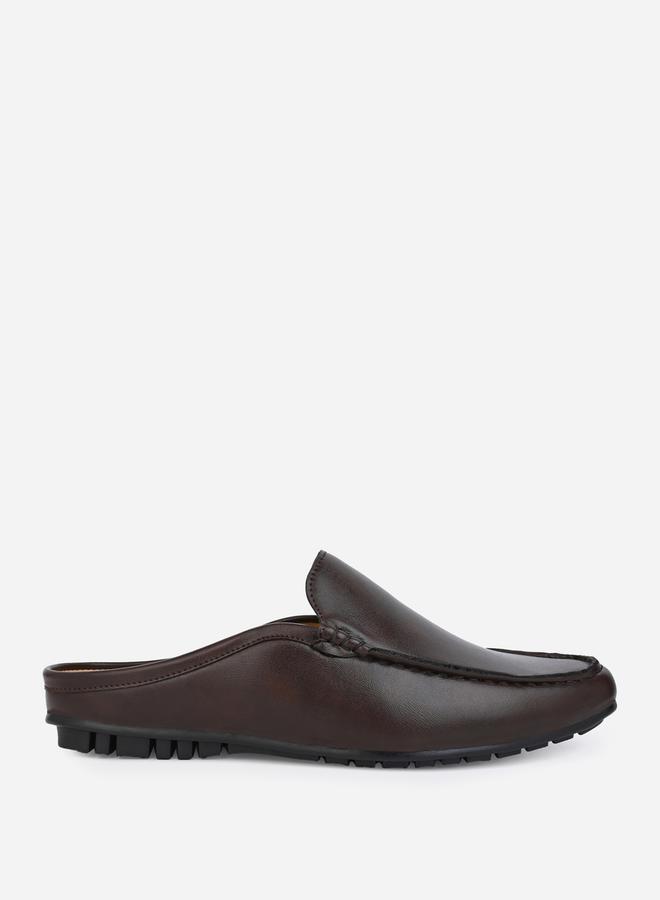 Styli Faux Leather Slip On Mules  - Image 3