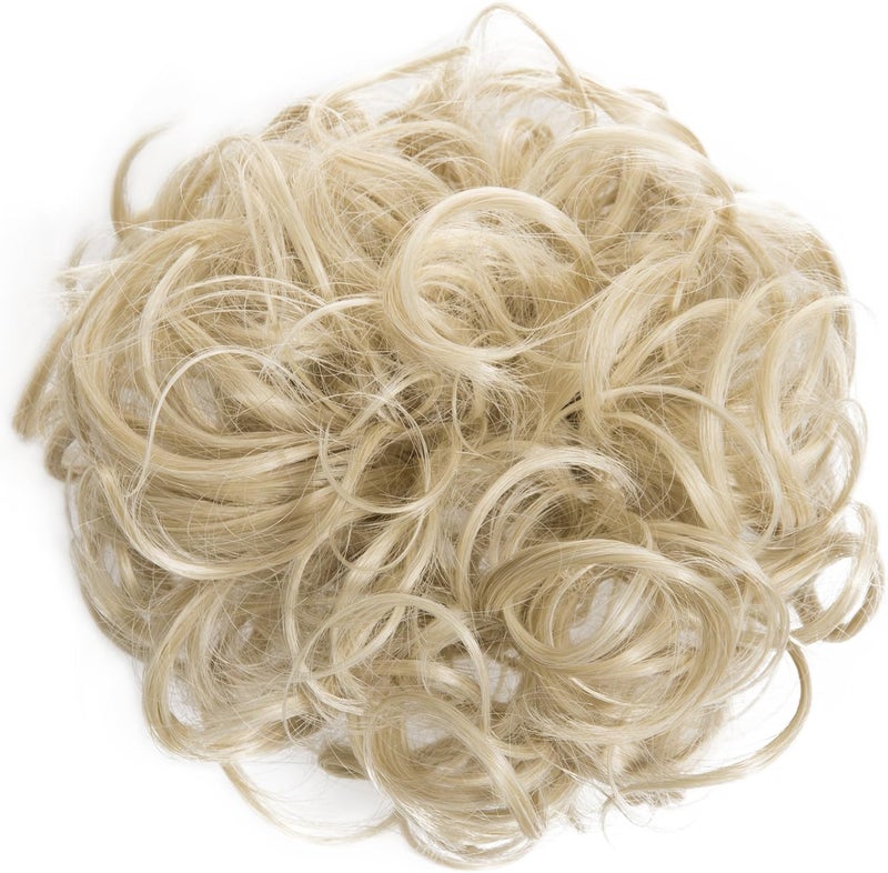 New Scrunchy Bun Up Do Hair Piece Hair Ponytail Extensions P4 Curly Scrunchies24613