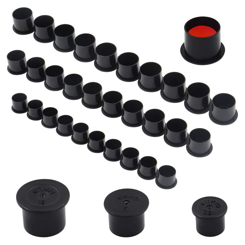 Autdor Tattoo Ink Caps Cups Medium - Autdor 1000Pcs Tattoo Caps Cups with Base Disposable Pigment Cups Microblading Makeup Tattoo Ink Cups with Base Pigment Ink Caps 14mm for Tattoo Supplies - Image 4
