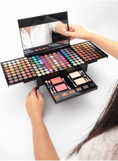 VERONNI 194 Color Shiny Eyeshadow Palette And Makeup Kit All-in-One  - Image 4