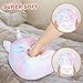 Easfan 13 Get Well Soon Unicorn Cat Plush Pillow Soft Cute Stuffed Animal with Silver Horn Feel Better Gifts for Kids Patient Feel Better for Women - Image 4