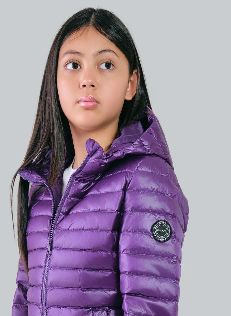 GANT Teen Girls Shiny Lightweight Padded Down Jacket