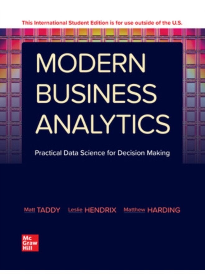 Modern Business Analytics ISE - Paperback