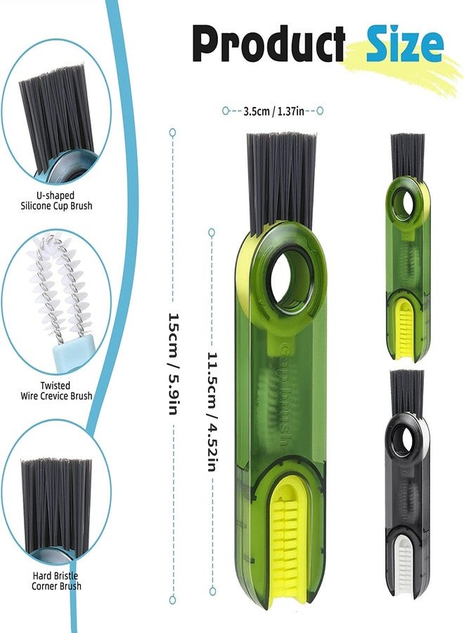 OMAZING KITCHEN 3 in 1 Cup Lid Gap Cleaning Brush Set, Tiny Bottle Cup Lid Detail Brush Straw Cleaner Tools Multi-Functional Cleaning Brush, Multipurpose Bottle Gap Cleaner Brush (1Pcs, Multi Color) - Image 5
