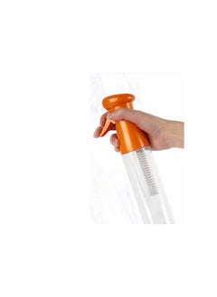 Generic Spray Bottle for Hair, 250ml Continuous Mist for Hair, Empty Plastic Refillable House Water Sprayer for Hair Styling, Flower Misting, Gardening - Orange  - Image 3