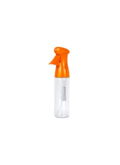 Generic Spray Bottle for Hair, 250ml Continuous Mist for Hair, Empty Plastic Refillable House Water Sprayer for Hair Styling, Flower Misting, Gardening - Orange  - Image 4